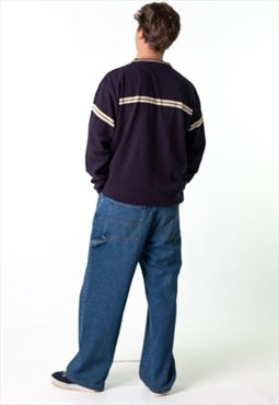 Blue Denim 90s Baggy Hip Hop Ecko Unltd. Cargo Skater Pants