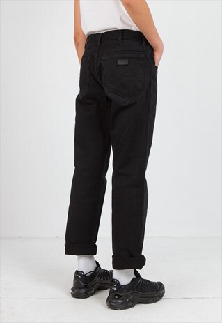VINTAGE BLACK WRANGLER DENIM JEANS
