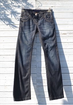 Vintage y2k mid-low rise stretch bootcut jeans.