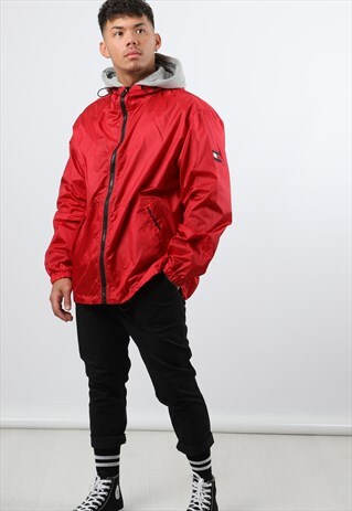 VINTAGE TOMMY HILFIGER RED LIGHTWEIGHT JACKET