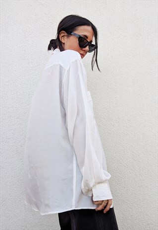 VINTAGE OVERSIZED WHITE SHIRT