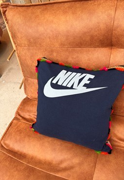 Reworked Nike Cushion Pillow