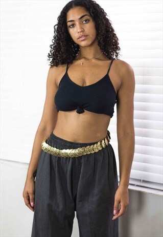 VINTAGE GOLD LOOK BELT 90S X 5.4