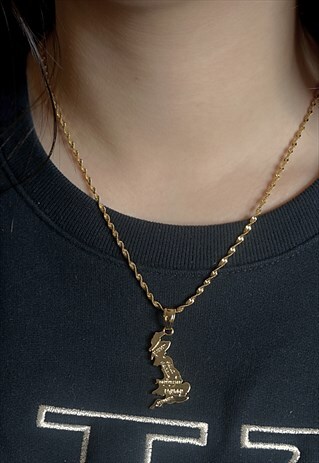 VINTAGE 24K GOLD PLATED GREAT BRITAIN CHARM PENDANT
