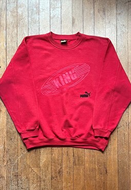 Puma King 90s Red Sweatshirt