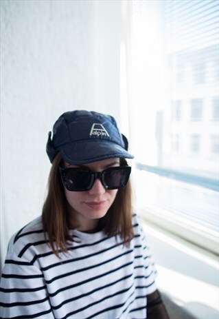 VINTAGE 70'S NAVY VISOR HAT