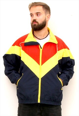 UNISEX WARM SPORT JACKET 90'S RUNNING TRACKSUIT JACKET