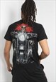 VINTAGE HEAVY METAL GRAPHIC T-SHIRT BLACK