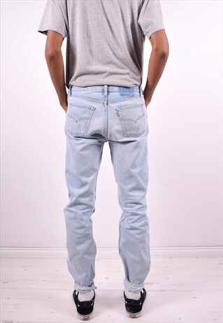 LEVI'S MENS VINTAGE JEANS W32 L35 BLUE 90'S