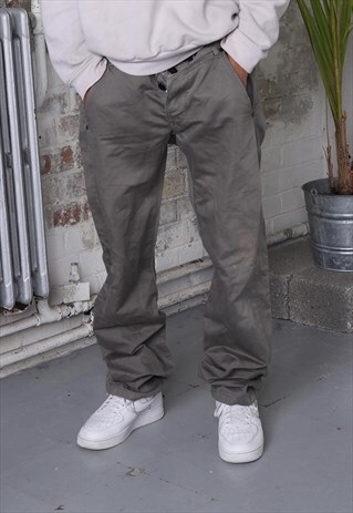 VINTAGE STONE ISLAND CHINO TROUSERS GREEN