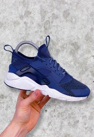 NIKE AIR HUARACHE RUN ULTRA SE BLUE WOMEN'S UK 4