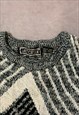 VINTAGE KNITTED JUMPER ABSTRACT PATTERNED KNIT SWEATER