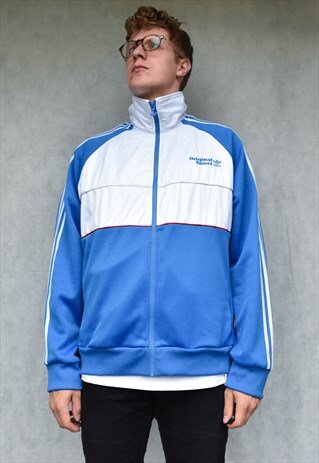 VINTAGE ADIDAS ORIGINALS TRACK TOP SIZE L