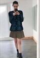 FLUFFY  SNOWFLAKE PRINT CHRISTMAS JUMPER