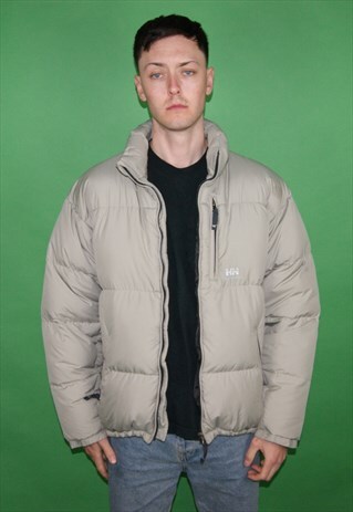 VINTAGE HELLY HANSEN BREAST LOGO PUFFER JACKET / COAT