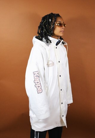 VINTAGE KAPPA SPORT LONG HOODED COAT
