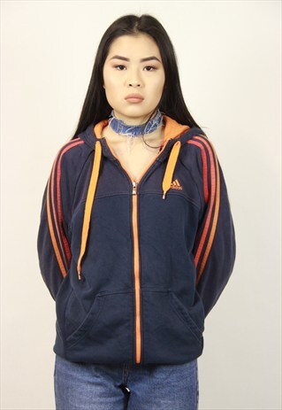 VINTAGE ADIDAS ZIP UP HOODIE