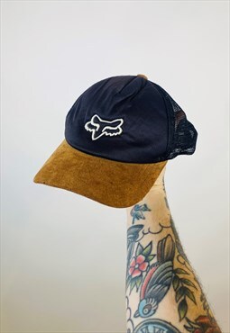 Vintage 90s Fox racing Embroidered Snapback Hat Cap
