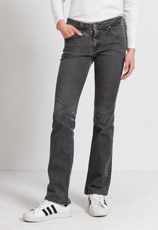 VINTAGE GREY LEE DENIM JEANS