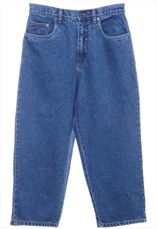 BILL BLASS CROPPED TAPERED JEANS - W32