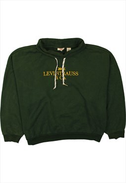Vintage 90's Levi's Jumper / Sweater Spellout Turtle Neck