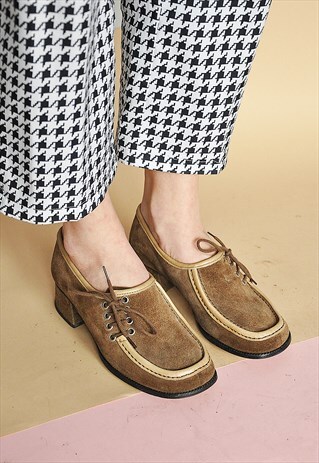 70S SUEDE OXFORDS