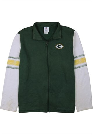 NFL 90's Green Bay Packers NFL Full Zip Up Sweatshirt XLarge