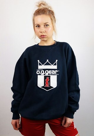 O.G. GEAR OVERSIZED UNISEX HIP HOP SWEATSHIRT "KING"