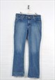 VINTAGE CARHARTT DENIM JEANS BOOTLEG FIT BLUE W34 L34
