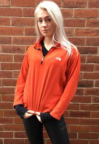 VINTAGE THE NORTH FACE FLEECE PULLOVER JACKET JUMPER