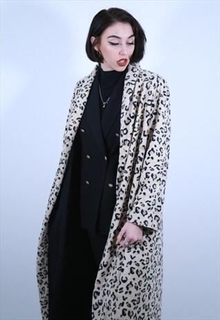 LEOPARD PRINT COAT