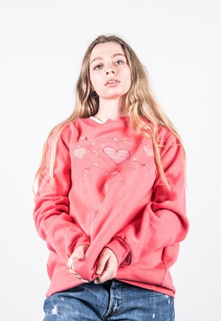 VINTAGE 1990S PINK SWEATER