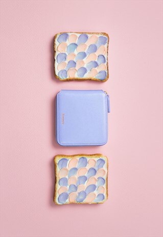 ZIPPER WALLET LAVENDER