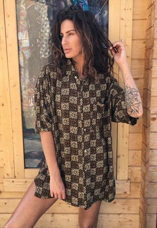 OVERSIZED RETRO 90S 80S VINTAGE UNISEX FESTIVAL SHIRT