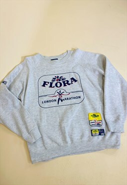 Vintage Rare 1999 Asics Floral Marathon Sweatshirt
