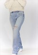 Vintage 90's Levi Light 501 Ripped Knee Jeans