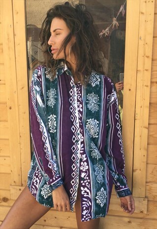 OVERSIZED RETRO 90S 80S VINTAGE UNISEX FESTIVAL SHIRT