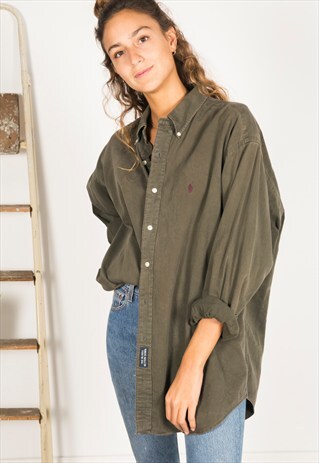 VINTAGE 80S POLO RALPH LAUREN SHIRT / R4110C501