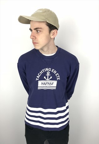 90S VINTAGE NAF NAF YACHTING SWEATSHIRT