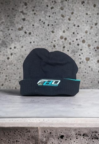 UNISEX Y2K BLACK PHO RACING BEANIE HAT