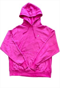 Champion Pink Oversized Embroidered Hoodie