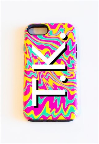 MELT PHONE CASE PERSONALISED - 2 LETTER LANDSCAPE