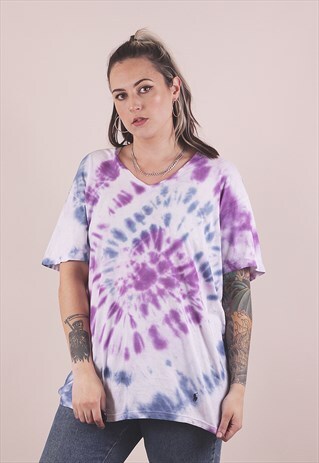 VINTAGE POLO RALPH LAUREN TIE DYE T-SHIRT /A5122