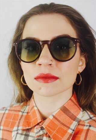 VINTAGE ROUND UNISEX SUNGLASSES