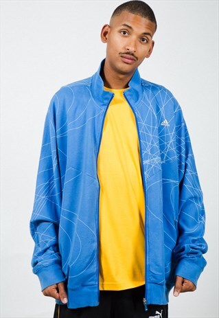 VINTAGE RETRO 80'S ADIDAS ZIP SWEATSHIRT / S4857
