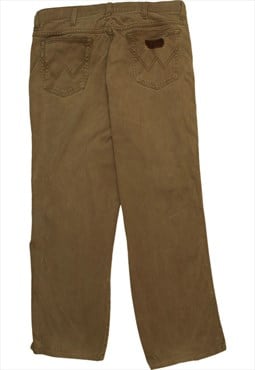 Wrangler 90's Straight Leg Baggy Trousers / Pants 38 Khaki G