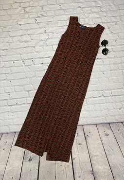 Vintage Patterned Monsoon Long Dress