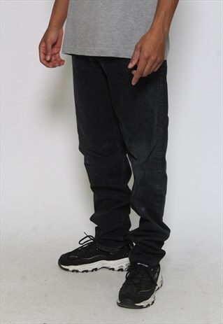 VINTAGE STONE ISLAND MARINA BLACK TROUSERS