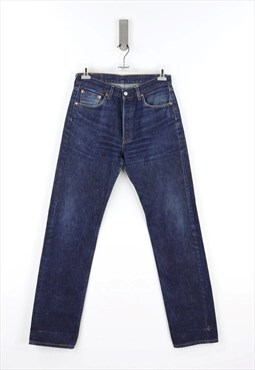 Levi's 501 High Waist Jeans in Dark Denim - W32 - L36
