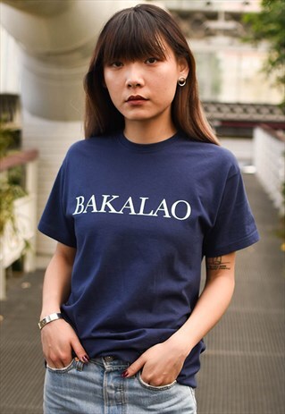 GRAPHIC T-SHIRT IN NAVY